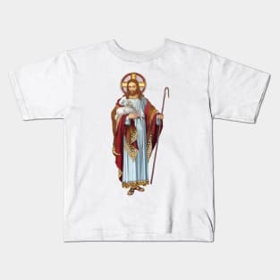 Jesus Christ the Good Shepherd Kids T-Shirt